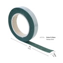 Filzstreifen selbstkl. SLIM- 0,35mm stark (L) 5m | schwarz | Breite: 20 mm