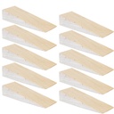 Hartholzkeile aus Buche natur (10 Stück) | (LxBxH) 70 x 25 x 15 mm