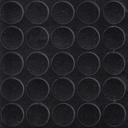 Selbstklebende Abdeckkappen f. Möbel - Ø 14 mm | Dekor: "Schwarz-Lamm" (25 Stk.)