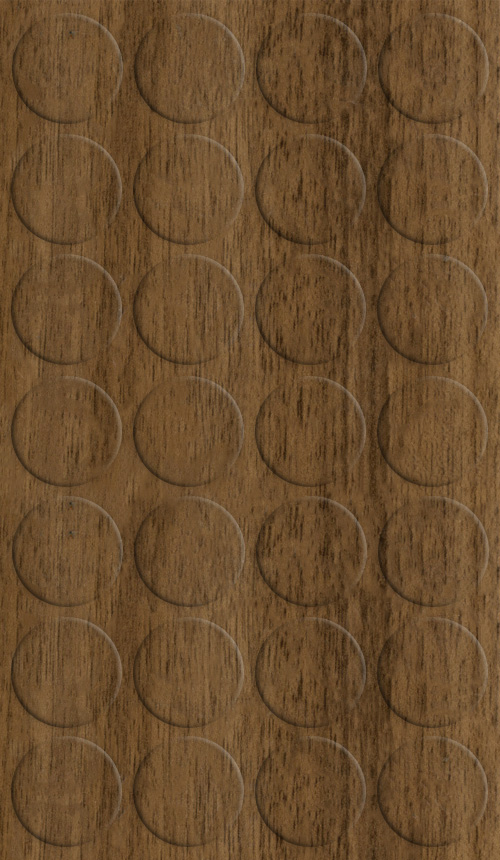 Selbstklebende Abdeckkappen f. Möbel - Ø 20 mm | Dekor: "Eiche Tobacco" (28 Stk.)