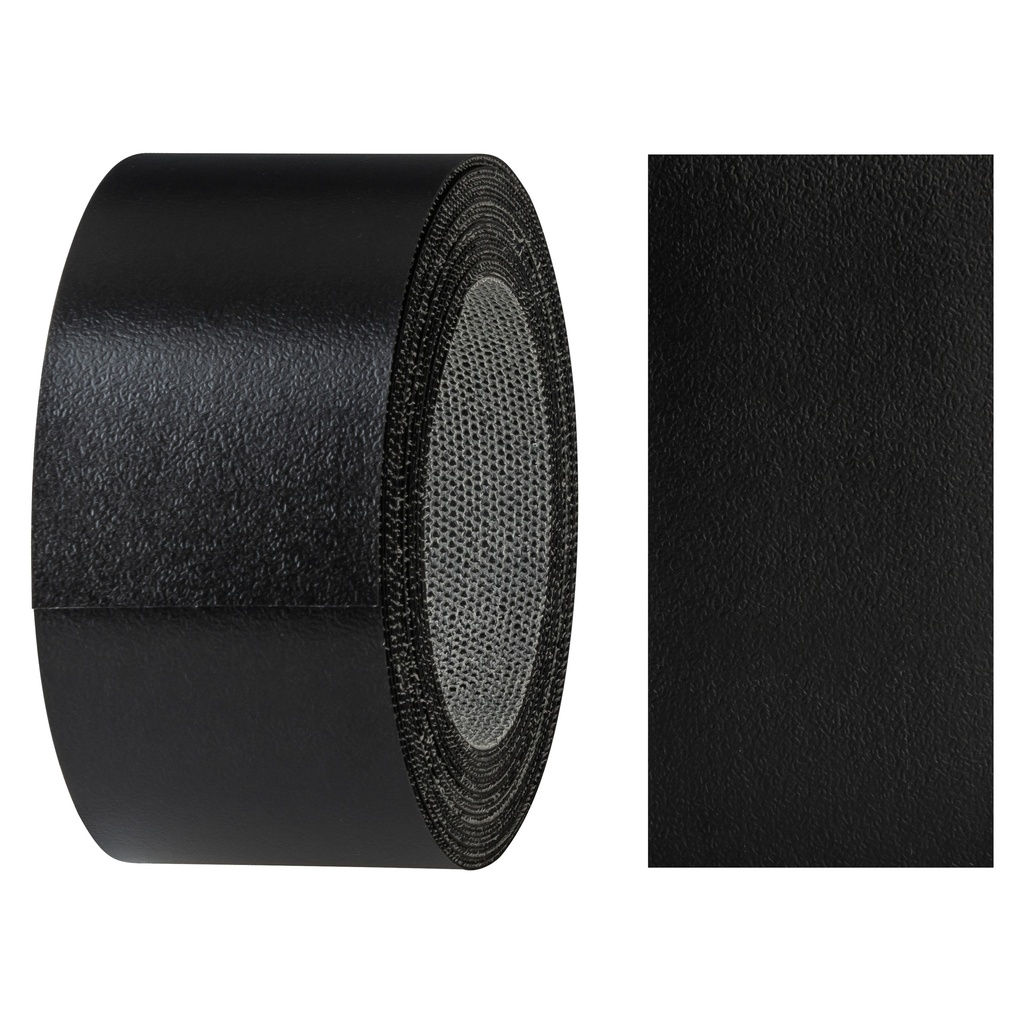 [24400284V-L5] Melaminkantenumleimer m. Schmelzkleber, (L) 5 m | (B) 40 mm | Dekor: Schwarz PE