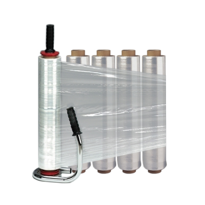 [3000-T] Handstretcher 'Test Set'  (Abroller + 4 Ro. Folie) | (B) 50 cm (L) 300 m | Stärke: 20 my