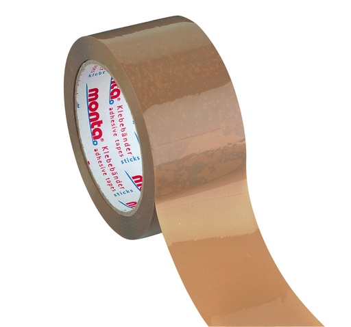 [2016V-B75] MONTA PVC-Klebeband, 281, braun (L) 66 m | Breite: 75 mm