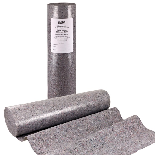 [95100V-L50] Malervlies / Abdeck-Vlies, PE-beschichtet | Rollenlänge: 50m | Breite: 100cm