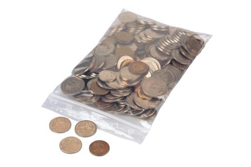 [76V-G0613] PE-Rillbeutel, 50my (100 Stk.) | 60 x 130 mm