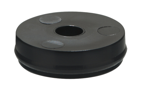 [6024V-D17] QuickClick Basisteil z. Schrauben, schwarz  | Ø 17 mm | (20 Stk.)