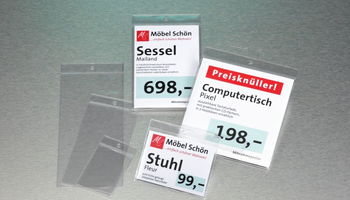 [G25062] Schutzhülle f. DIN A6 Schilder (148 x 105 mm) (MIT Metallöse)