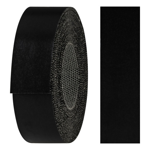 [2421008AV-L5] Melaminkantenumleimer m. Schmelzkleber, (L) 5 m | (B) 21 mm | Dekor: Schwarz-glatt