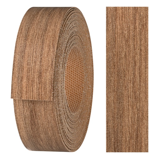 [24210237V-L5] Melaminkantenumleimer m. Schmelzkleber, (L) 5 m | (B) 21 mm | Dekor: Wildeiche Tabac