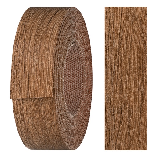 [24210257V-L5] Melaminkantenumleimer m. Schmelzkleber, (L) 5 m | (B) 21 mm | Dekor: Eiche Lefkas dunkel