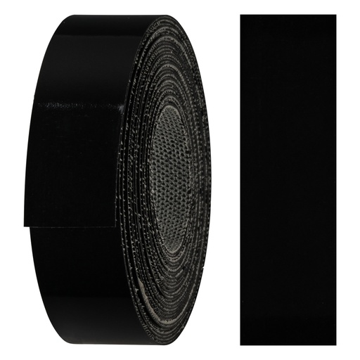 [24210286V-L5] Melaminkantenumleimer m. Schmelzkleber, (L) 5 m | (B) 21 mm | Dekor: Schwarz-glanz