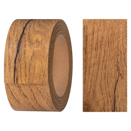 [24400264V-L5] Melaminkantenumleimer m. Schmelzkleber, (L) 5 m | (B) 40 mm | Dekor: Eiche Lancelot