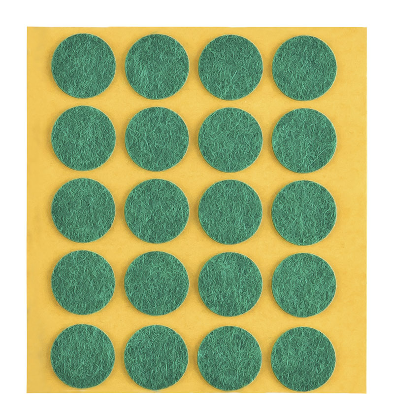 Filzgleiter selbstkl. SOFT - 1,0 mm stark, grün