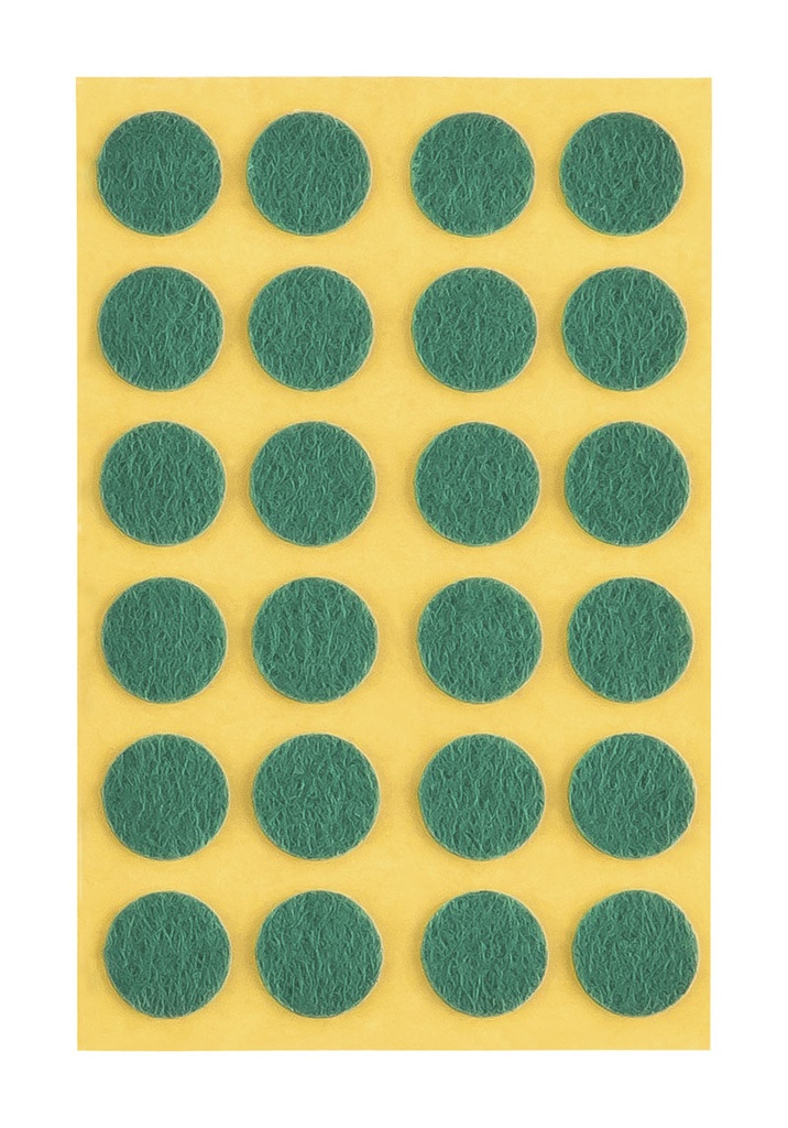Filzgleiter selbstkl. SOFT - 1,0 mm stark, grün