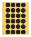 Filzgleiter selbstkl. SOFT - 1,0 mm stark, schwarz