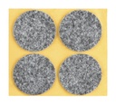 Filzgleiter sk SLIM - 1,7 mm, rund, grau