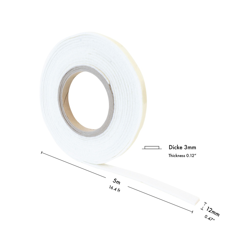 Filzstreifen selbstkl. STANDARD-3,0mm stark (L) 5m