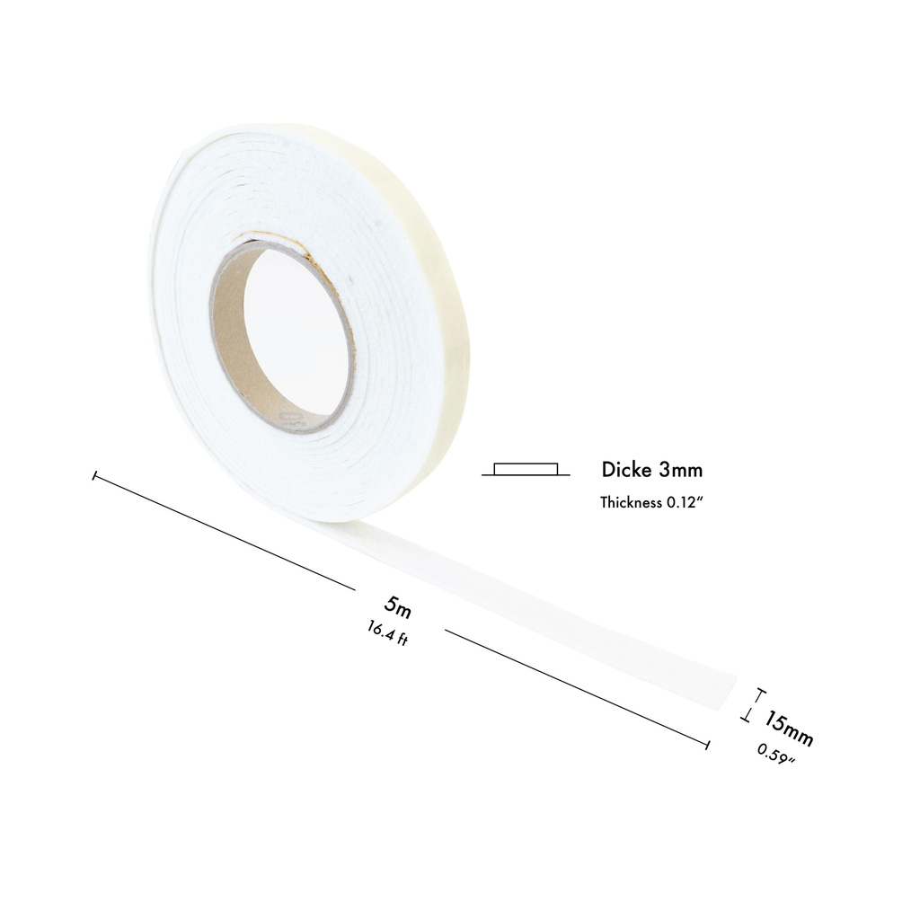 Filzstreifen selbstkl. STANDARD-3,0mm stark (L) 5m