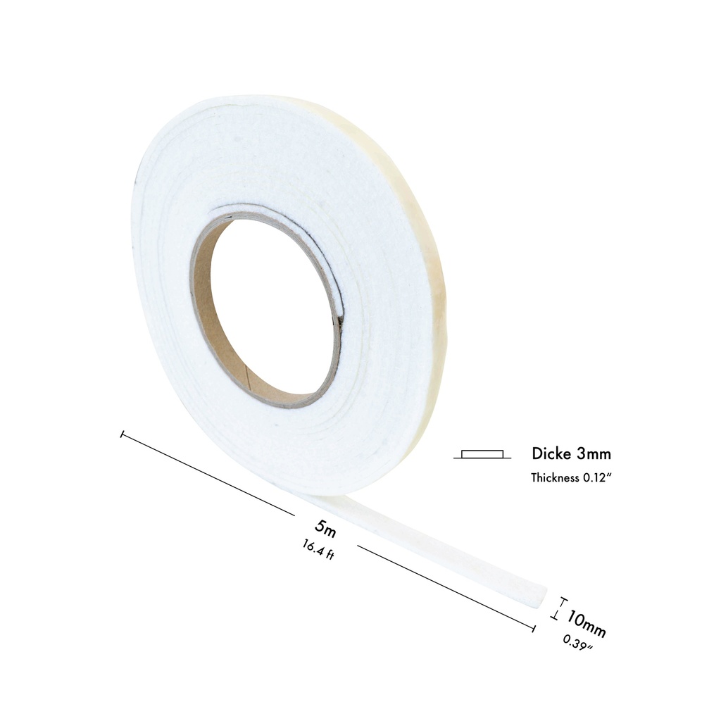 Filzstreifen selbstkl. STANDARD-3,0mm stark (L) 5m