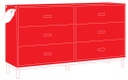 Sideboard - Bild - Möbelkappen zur Abdeckung