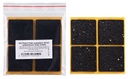 Antirutsch-Pads, selbstklebend, schwarz | 48 x 48 mm | Stärke: 3 mm (8 Stk.)