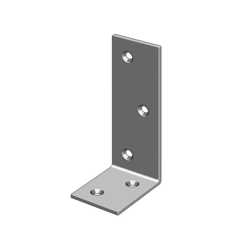 Balkenwinkel | gelb verzinkt | 80x40x30x2 mm (20 Stk.)