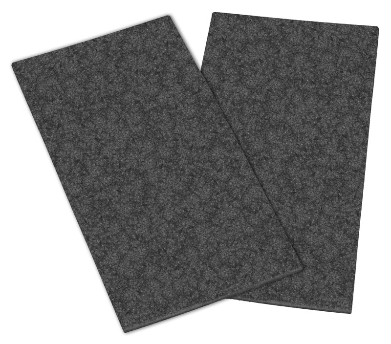 Bastelfilz OHNE Kleber PREMIUM - 5,0 mm stark, A4, grau | 210 x 297 mm | grau