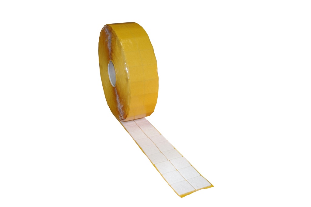 Filzgleiter selbstkl. STANDARD- 3,0 mm stark, weiß | quadr. 40 x 40 mm