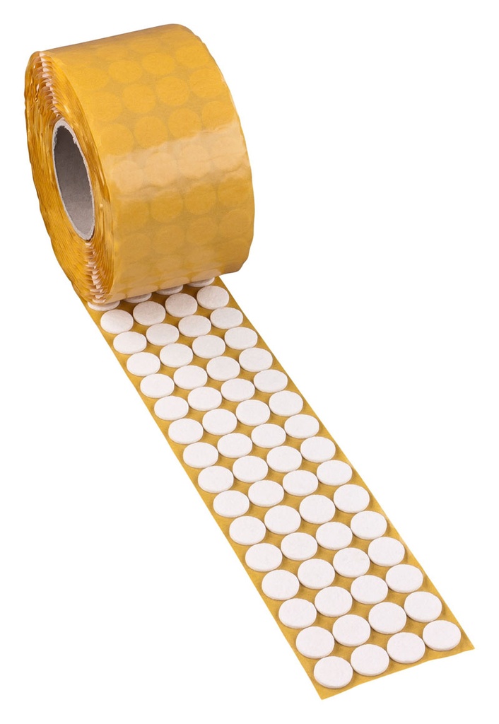Filzgleiter selbstkl. STANDARD- 3,0 mm stark, weiß | Ø 17 mm (1000 Stk.)