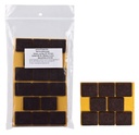Filzgleiter sk STANDARD-3,0 mm, braun | 25 x 30 mm (80 Stk.)