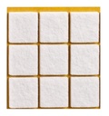 Filzgleiter sk STANDARD-3,0 mm, weiß, quadr. | 30 x 30 mm (90 Stk.)