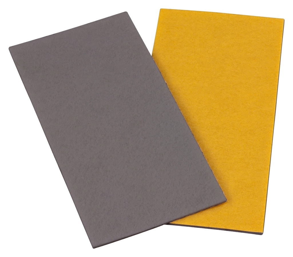 [2851020-F02] Filzplatte selbstkl. PREMIUM - 5,0 mm stark | 100 x 200 mm | grau