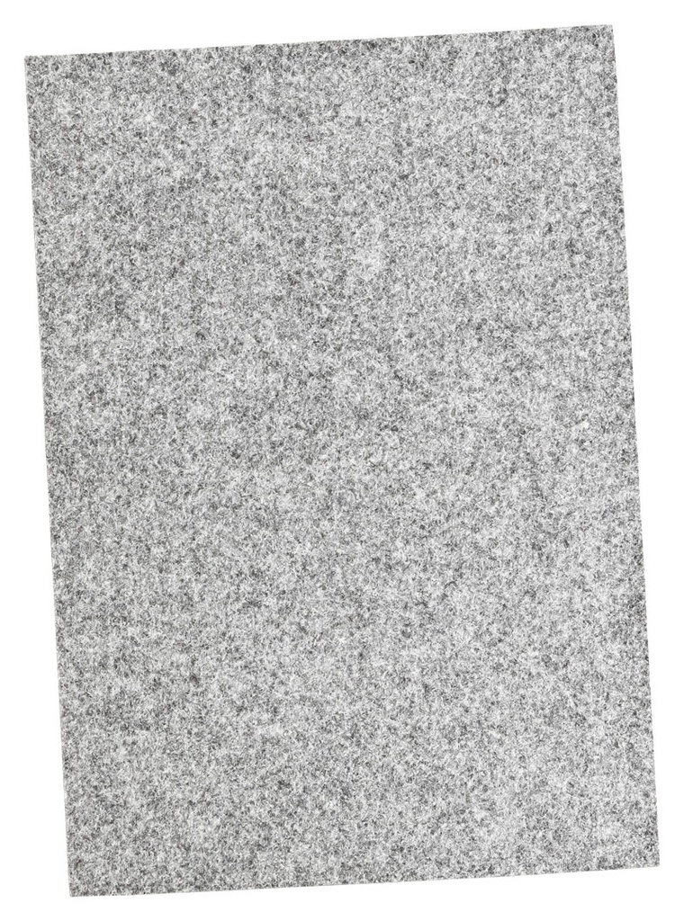 Filzplatte selbstkl. SLIM - 1,7 mm stark, A4 | 210 x 297 mm | grau