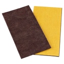Filzplatte selbstkl. STANDARD- 3,0 mm stark, A4, braun | braun | DIN A4 (210x297 mm)