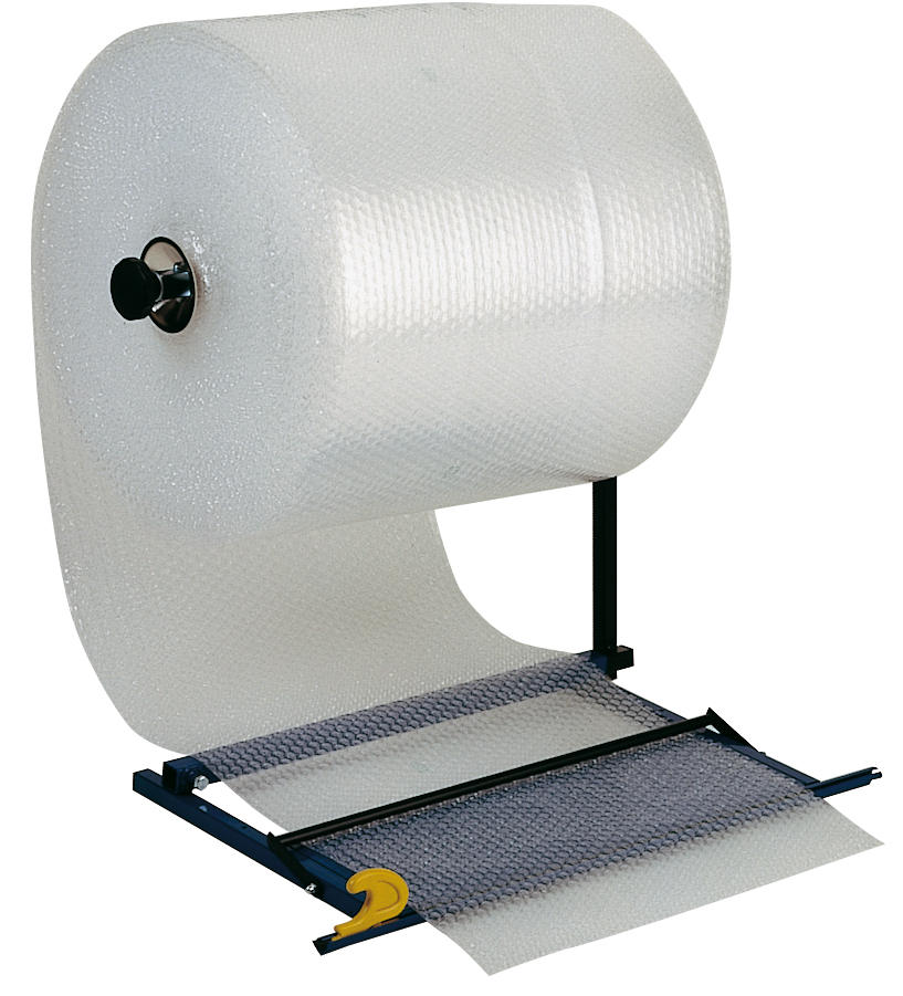 Folienspender-Tischgerät mit Messer u. Klemmbügel | Breite: bis 50 cm