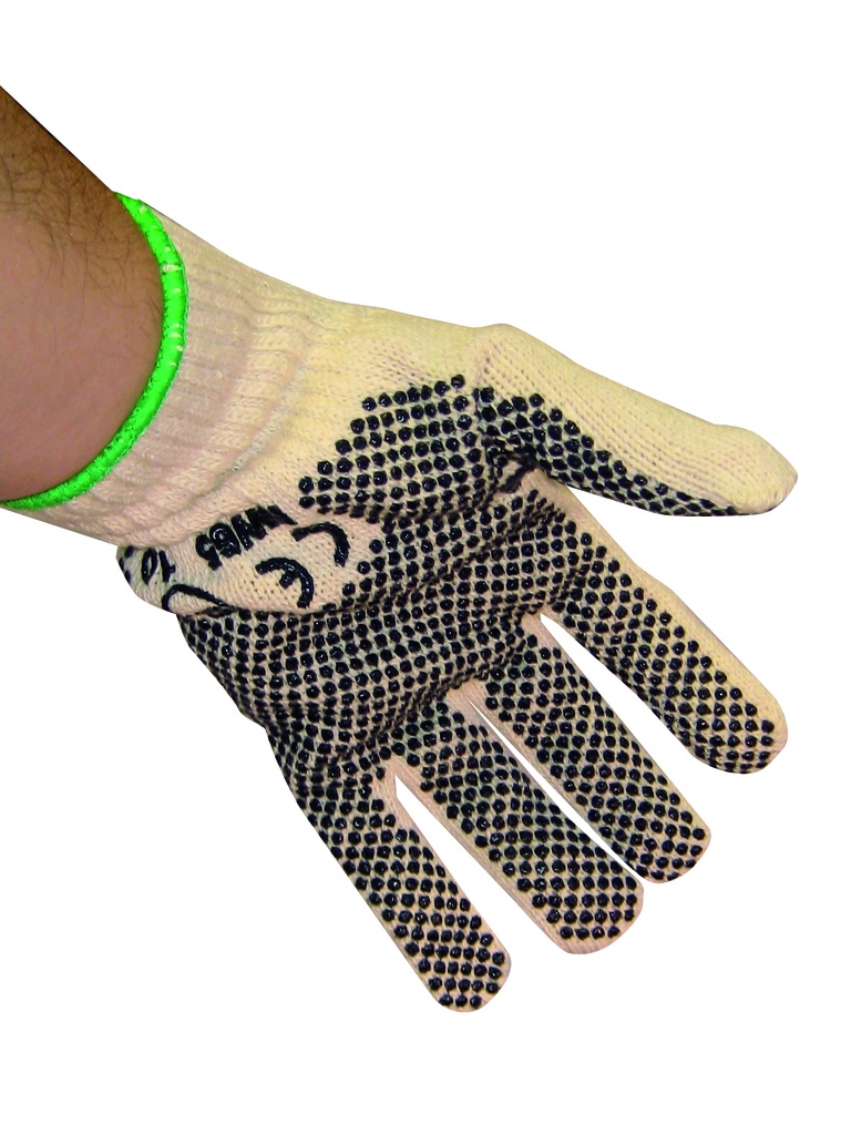 Grobstrick-Handschuhe mit PVC-Noppen | Größe: XL (10-Männer)