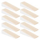 Hartholzkeile aus Buche natur (10 Stück) | (LxBxH) 65 x 20 x 12 mm