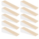 Hartholzkeile aus Buche natur (10 Stück) | (LxBxH) 80 x 25 x 20 mm