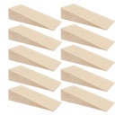 Hartholzkeile aus Buche natur (50 Stück) | (LxBxH) 100 x 40 x 25 mm