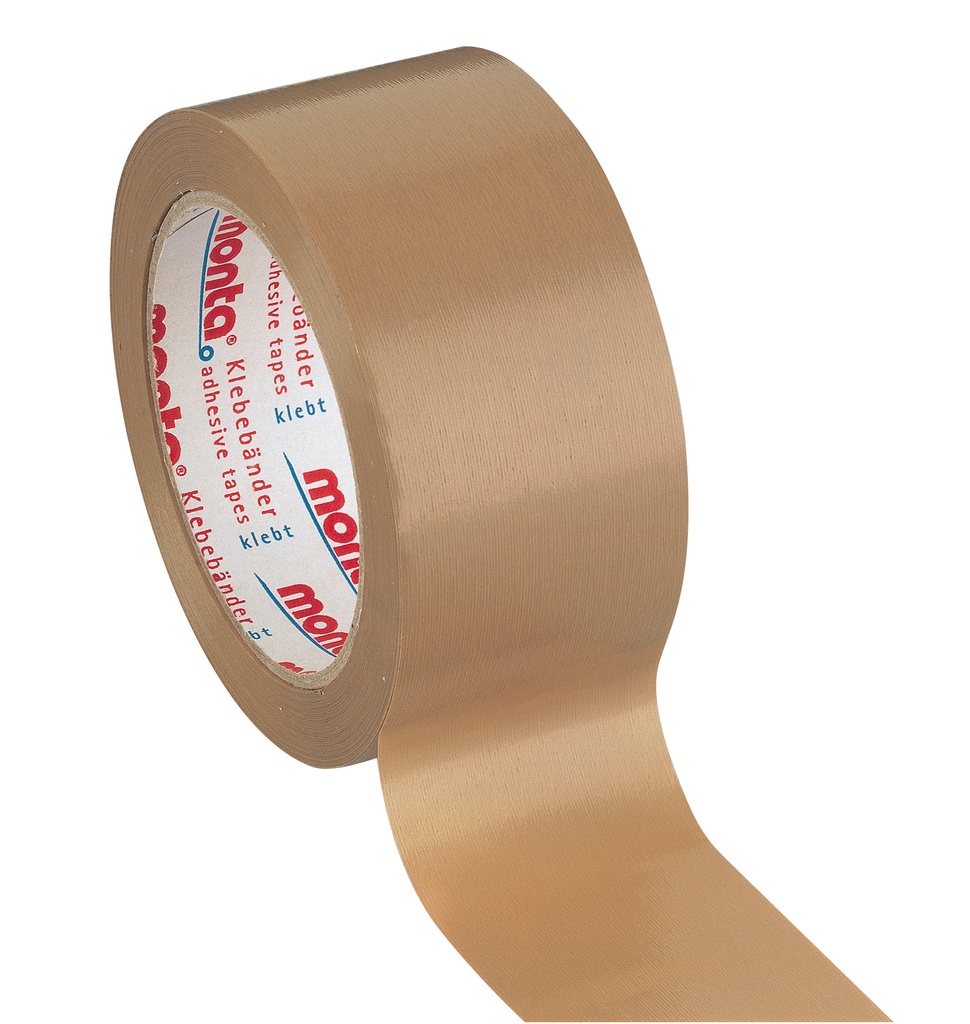 [203850V-BR] MONTA PP-Klebeband, 335  (B) 50 mm (L) 66 m | braun