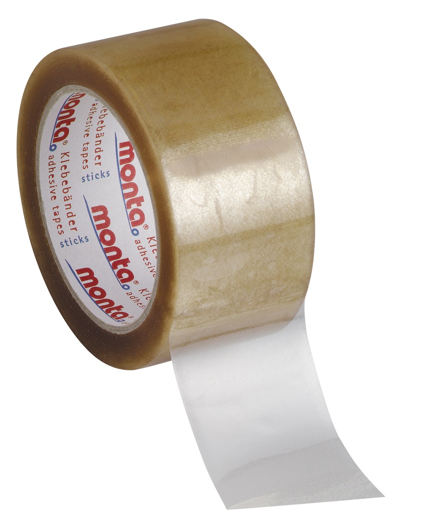 MONTA PP-Klebeband, 610 (B) 50 mm (L) 66 m | transparent