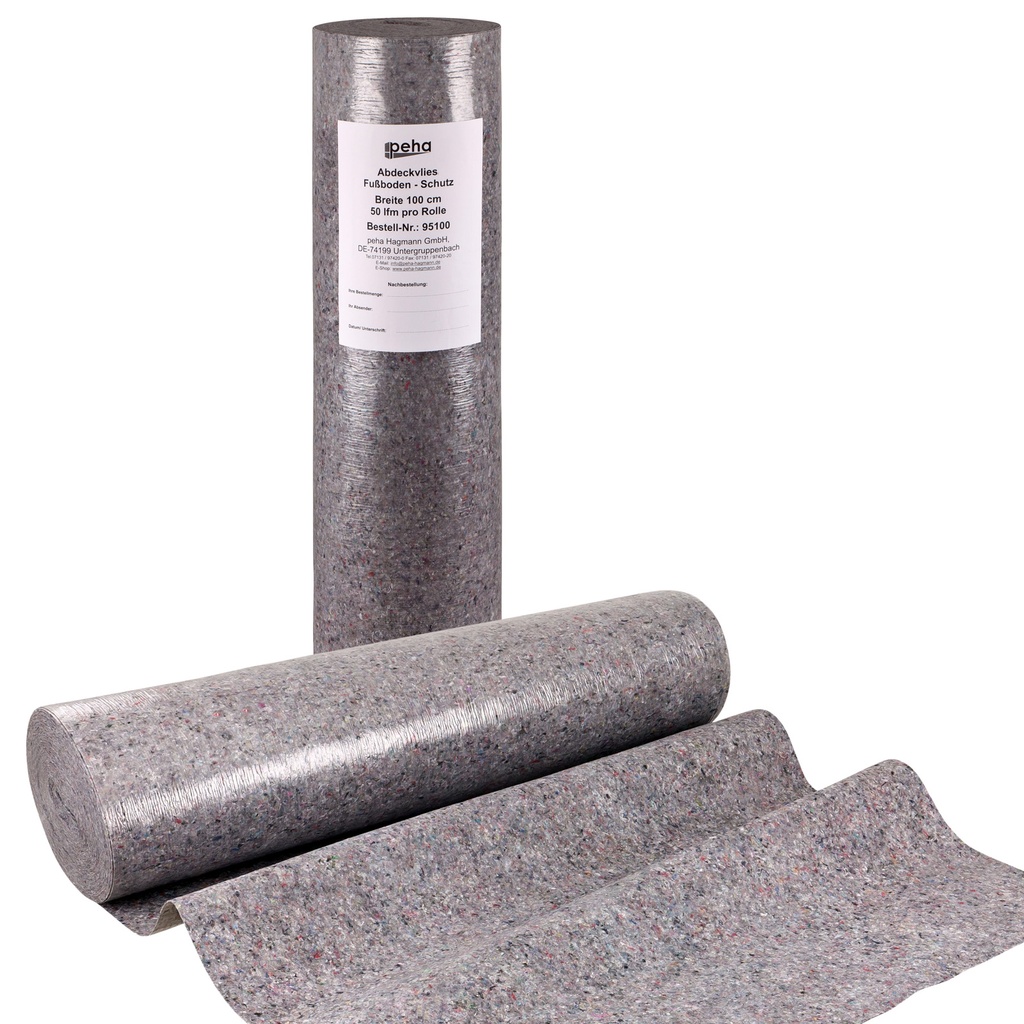 Malervlies / Abdeck-Vlies, PE-beschichtet | Rollenlänge: 50m | Breite: 100cm