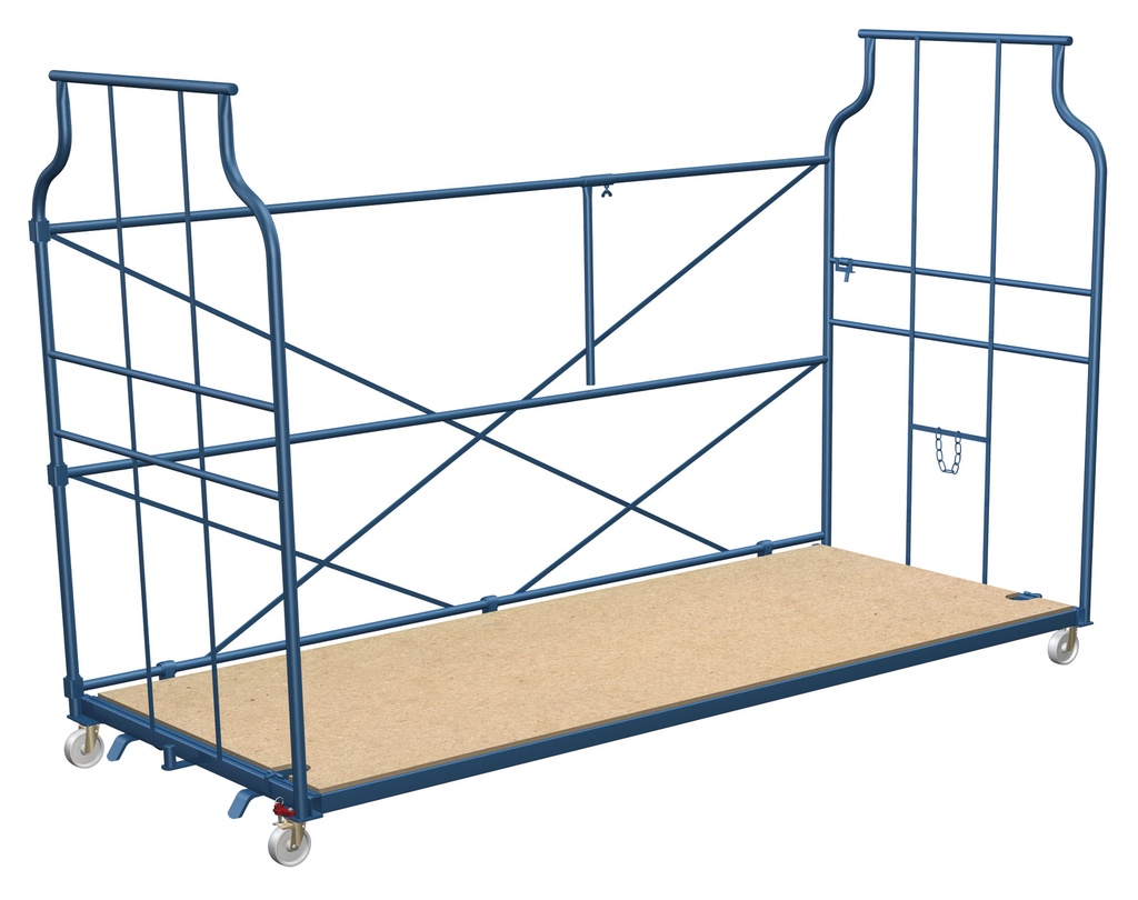 Möbel-Corlette inkl. Stapelklauen, Traglast: 600kg | Außenmaße (BxTxH): 2700x1150x1800 mm