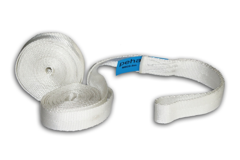 Möbelbindegurt mit Schlaufe | (B) 25mm (L) 5m | Reißfestigkeit: 1500 daN