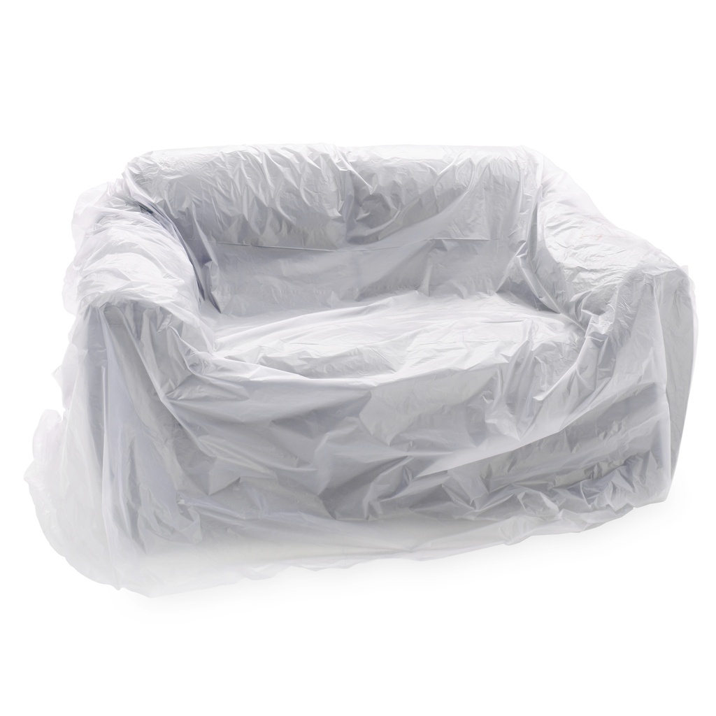 Möbelhülle einzeln gefaltet, reißfeste PE-Folie | Typ 100 | Jumbo - (L) 3600 x (B) 1450 mm