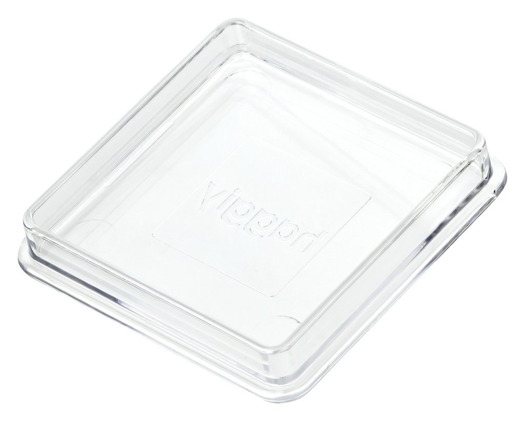 [6313V-Q60] Möbeluntersetzer - "PREMIUM" - durchsichtig, eckig | innen 60x60 mm | außen 70x70 mm (4 Stk.)