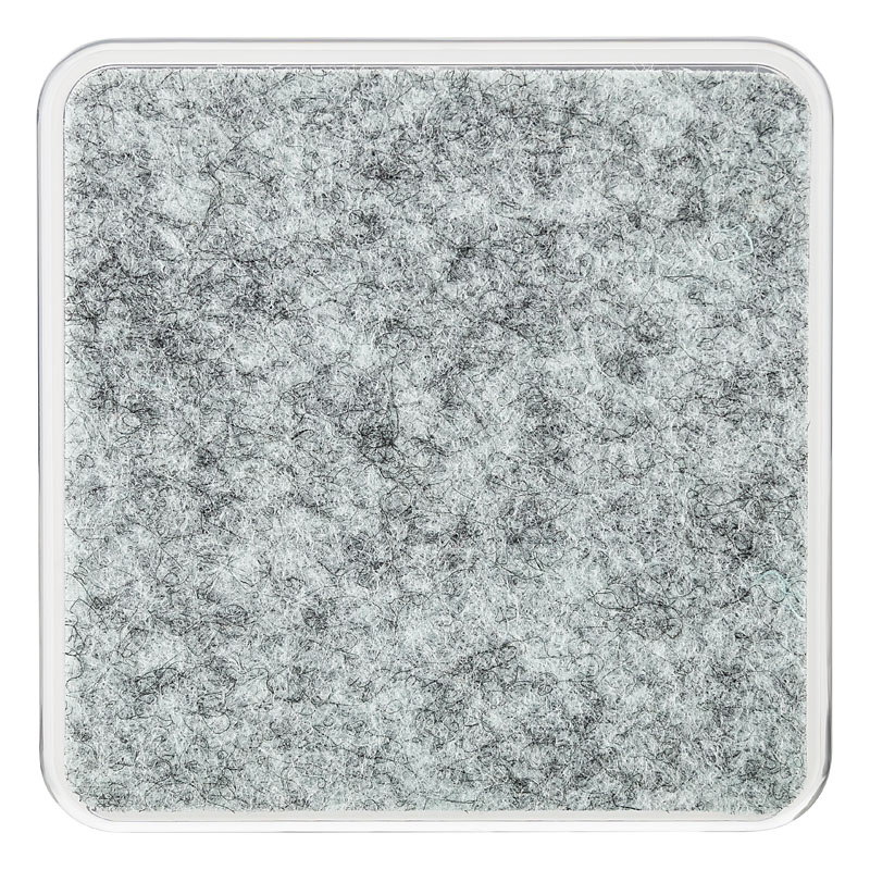 [6333V-Q60] Möbeluntersetzer - "PREMIUM"-'Glide' durchsichtig, | eckig - innen 60x60 mm | außen 70x70 mm (4 Stk.)