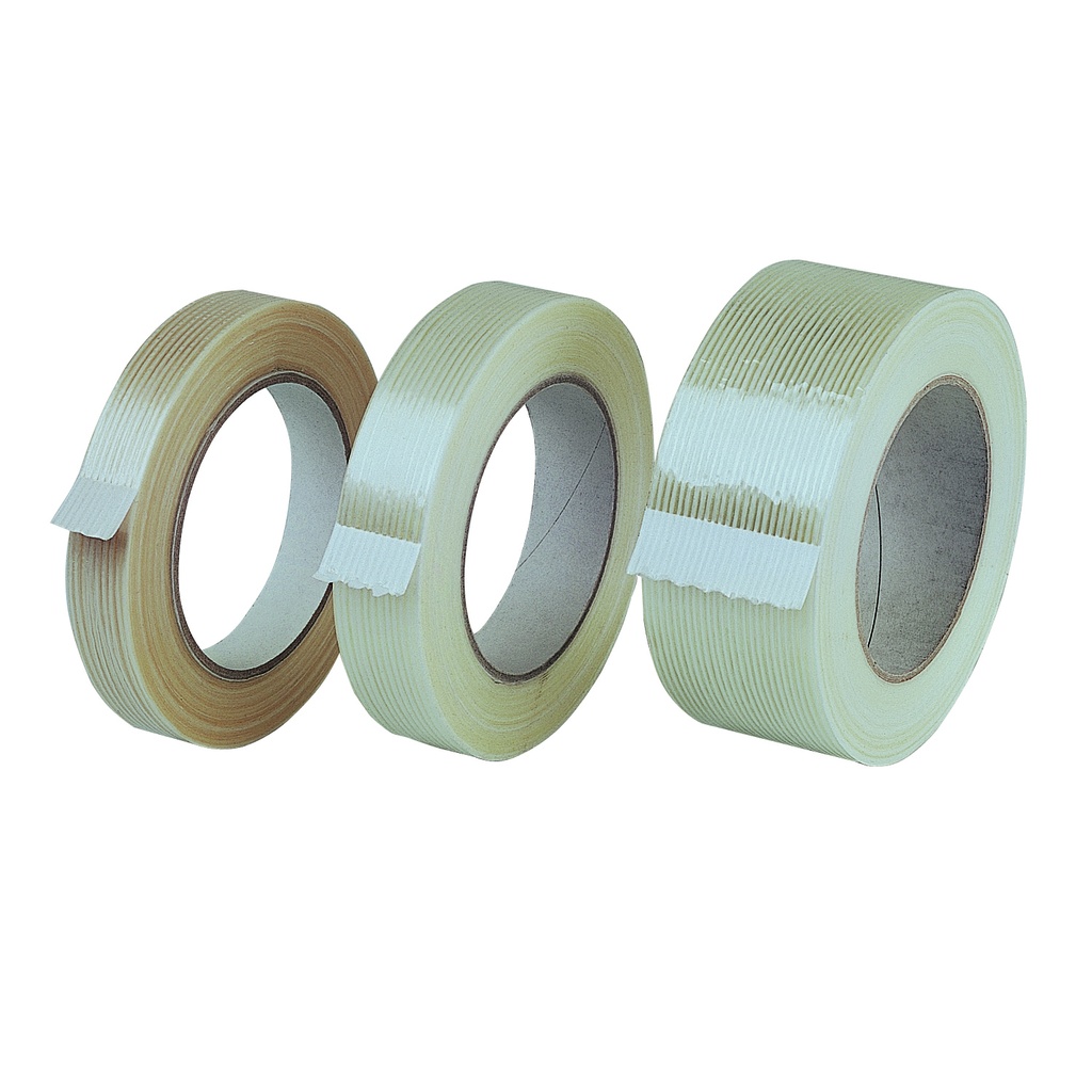 PP-Filament-Klebeband, glasfaserverstärkt (L) 50 m | Breite: 19 mm