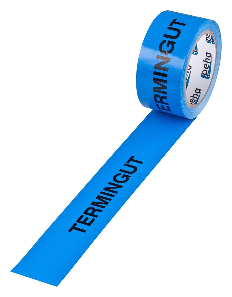[62V-2563T] PVC Hinweis-Klebeband (B) 50 mm (L) 66 m | 'Termingut'
