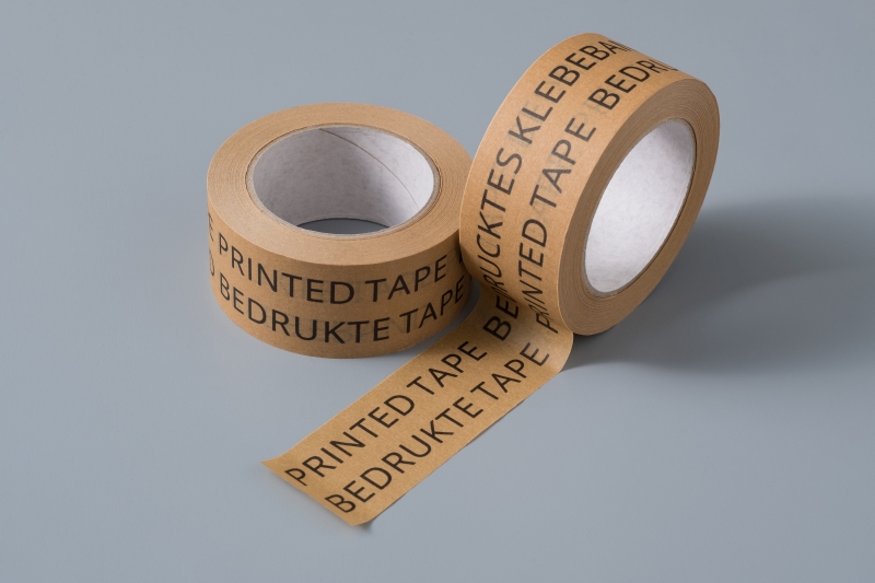 Papier-Klebeband mit Naturkautschukkleber, 3-fbg. | 50mm x 50 m | 60 gr./m2